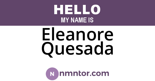 Eleanore Quesada