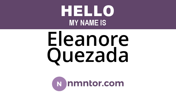 Eleanore Quezada