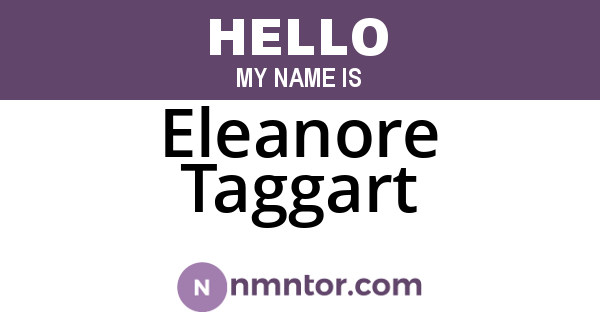 Eleanore Taggart