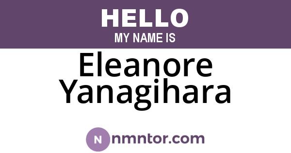 Eleanore Yanagihara