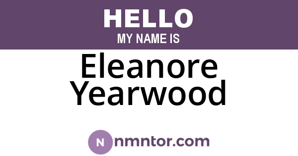 Eleanore Yearwood