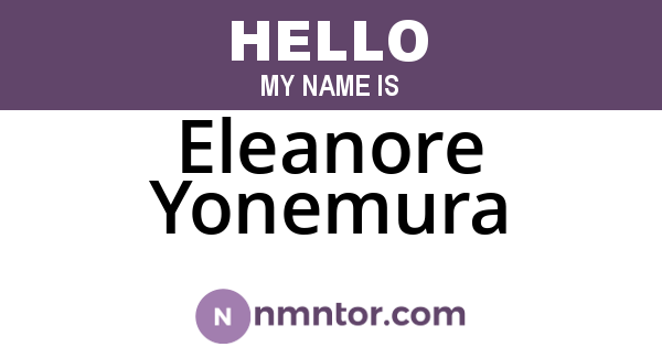 Eleanore Yonemura