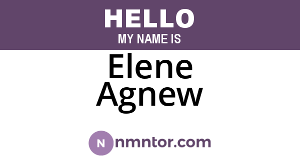 Elene Agnew