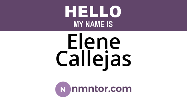 Elene Callejas