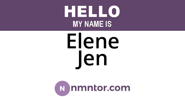 Elene Jen