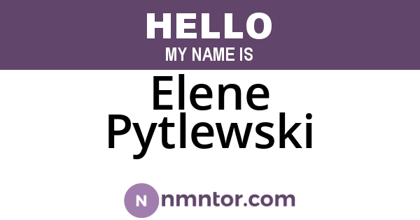 Elene Pytlewski
