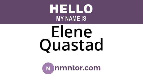 Elene Quastad