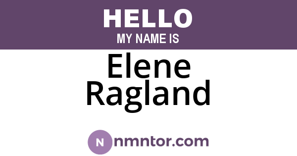 Elene Ragland
