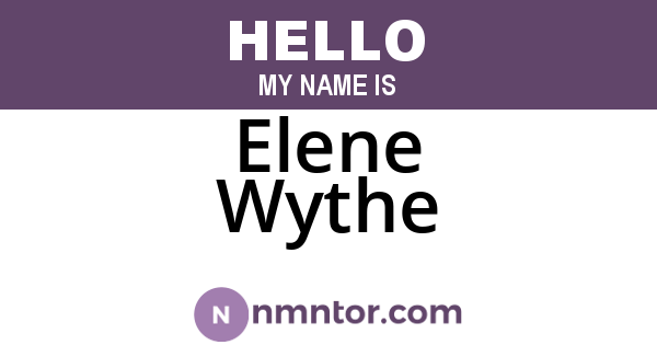Elene Wythe