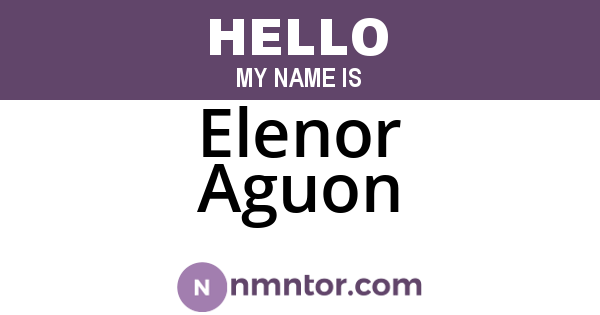 Elenor Aguon