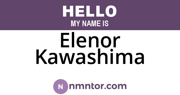 Elenor Kawashima