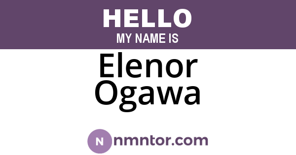 Elenor Ogawa