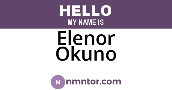 Elenor Okuno