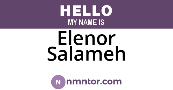 Elenor Salameh