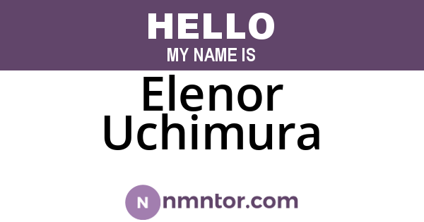Elenor Uchimura