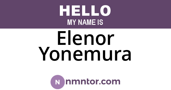Elenor Yonemura