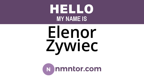 Elenor Zywiec