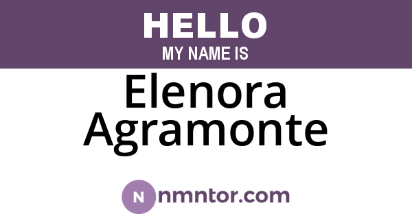Elenora Agramonte