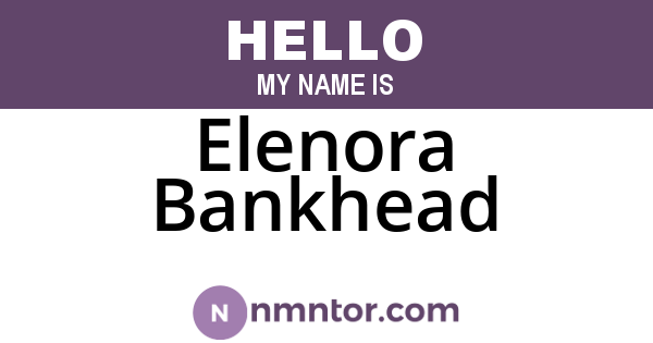 Elenora Bankhead