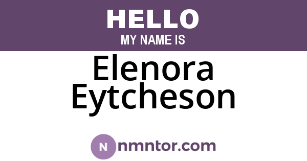 Elenora Eytcheson