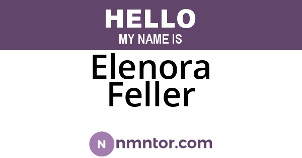Elenora Feller