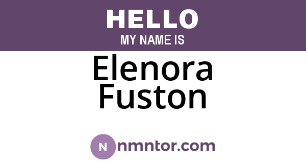 Elenora Fuston
