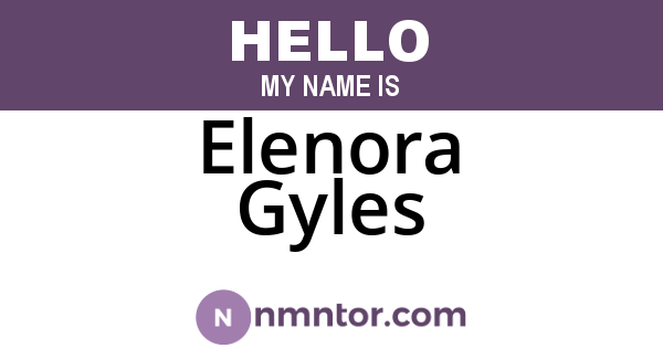 Elenora Gyles