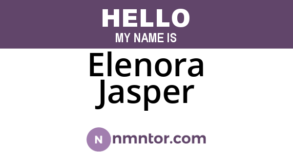 Elenora Jasper