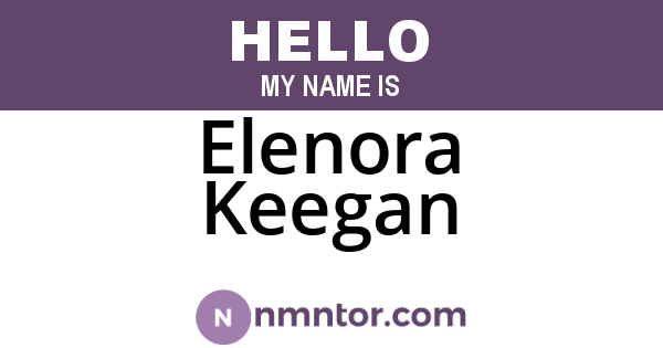 Elenora Keegan