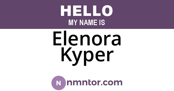Elenora Kyper