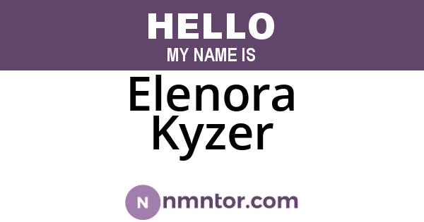 Elenora Kyzer
