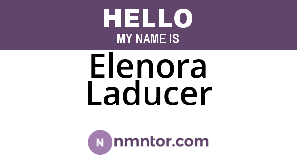 Elenora Laducer