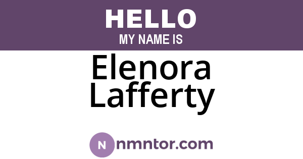 Elenora Lafferty