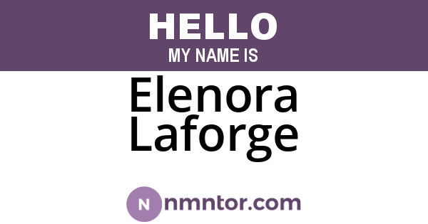 Elenora Laforge