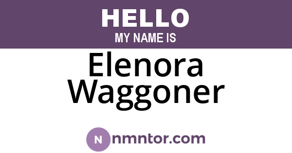 Elenora Waggoner