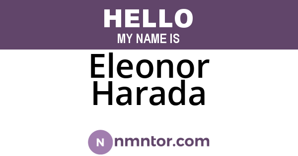 Eleonor Harada