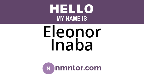 Eleonor Inaba