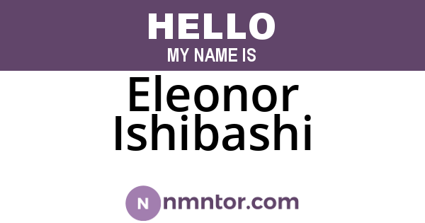 Eleonor Ishibashi