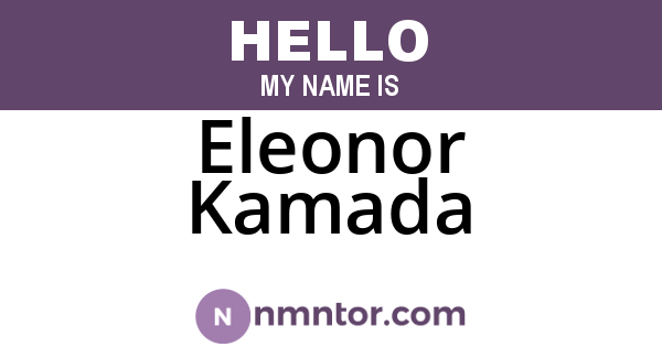 Eleonor Kamada