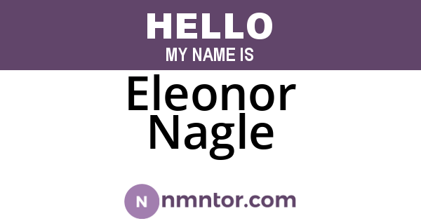 Eleonor Nagle