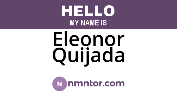 Eleonor Quijada