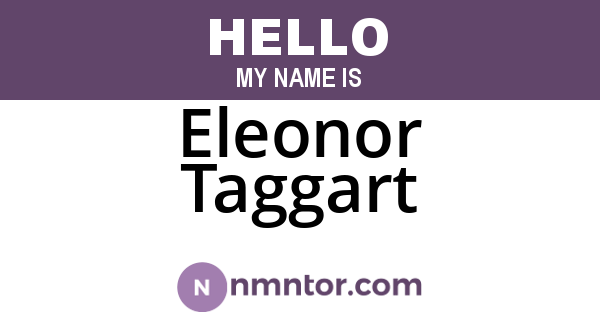 Eleonor Taggart