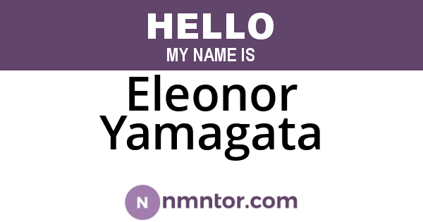 Eleonor Yamagata