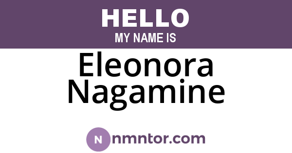 Eleonora Nagamine