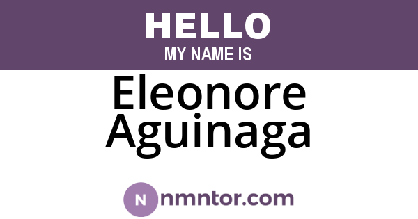 Eleonore Aguinaga
