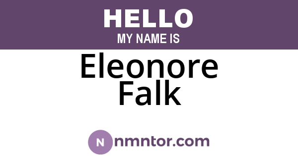 Eleonore Falk