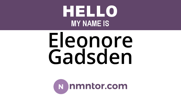 Eleonore Gadsden