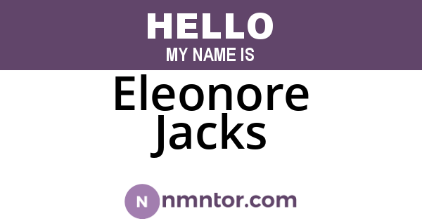 Eleonore Jacks