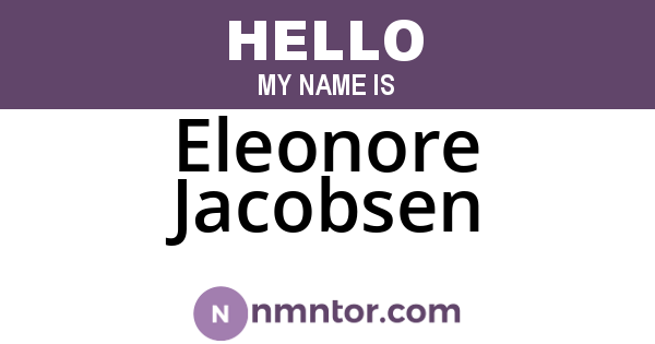 Eleonore Jacobsen