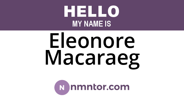 Eleonore Macaraeg